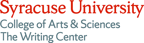 Syracuse University Writing Center Logo